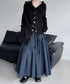 Twist Button Knit Cardigan